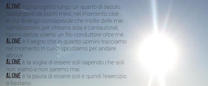 Cos'è ALONE - Dario B. Caruso